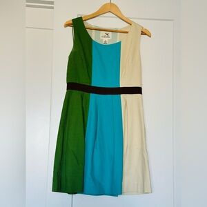 Anthropologie Tabitha Colorblock Sleeveless Dress